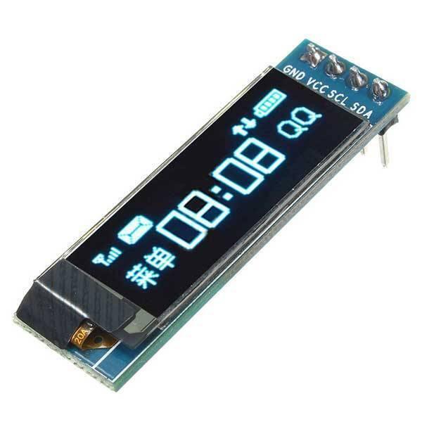 0.91 Inch 128×32 OLED LCD Display Module IC I2c DC 3.3V 5V For Arduino Pic